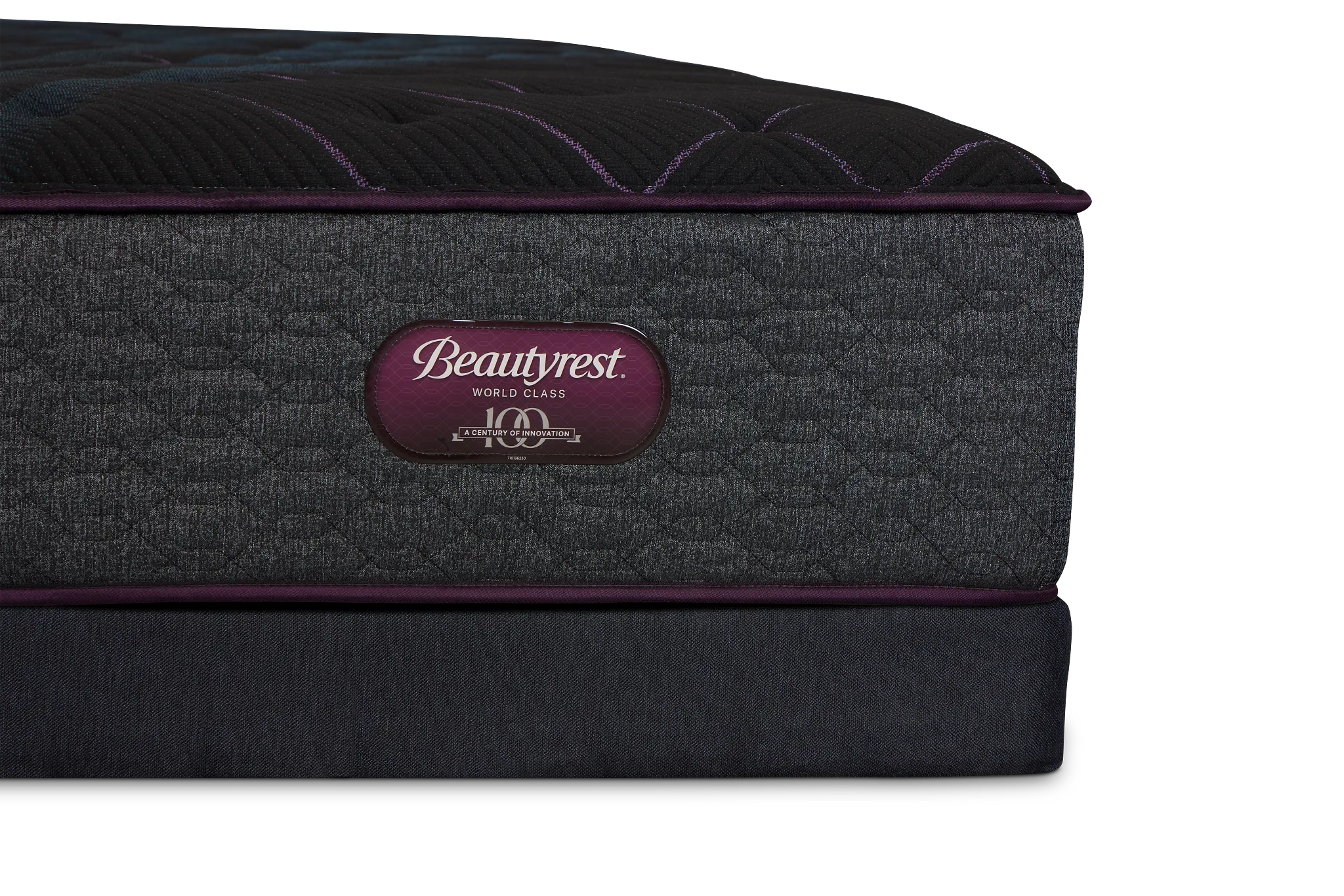 Beautyrest World Class Level 3 Plush Low-profile Mattress Set