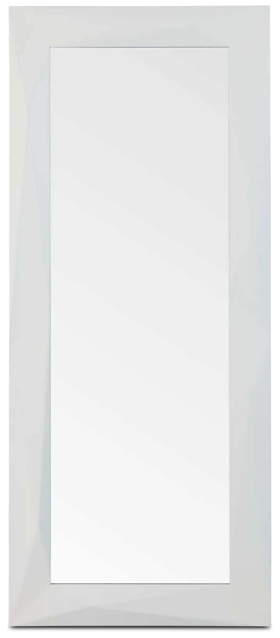 Rilen White Wood Floor Mirror Rilen White Wood Floor Mirror