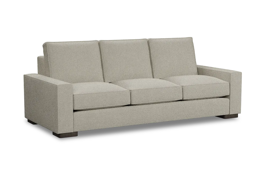 Edgewater Suave Beige 96" Sofa W/ 3 Cushions
