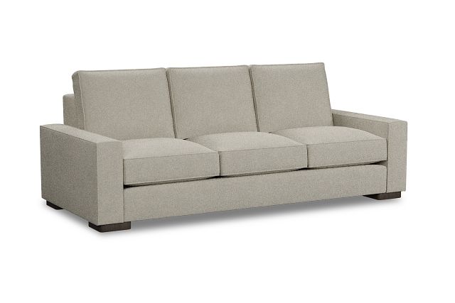 Edgewater Suave Beige 96" Sofa W/ 3 Cushions