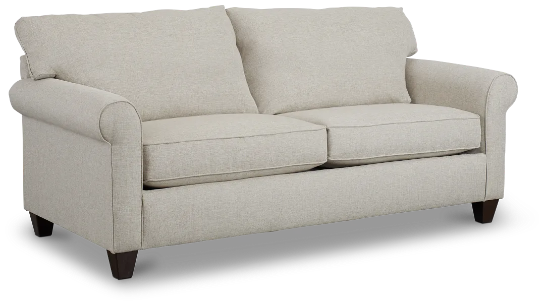 Cameron Beige Fabric Memory Foam Sleeper