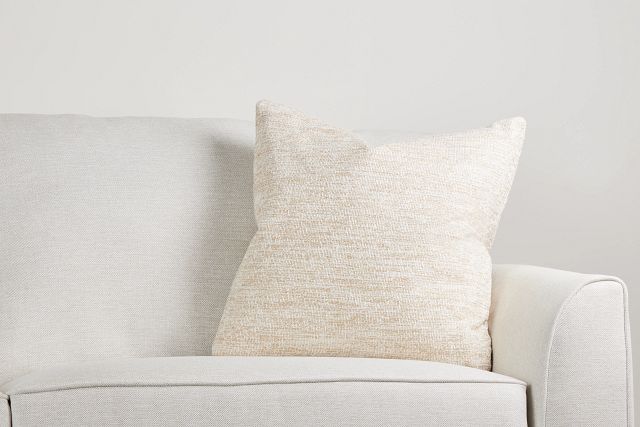 Baxter Taupe 22" Accent Pillow