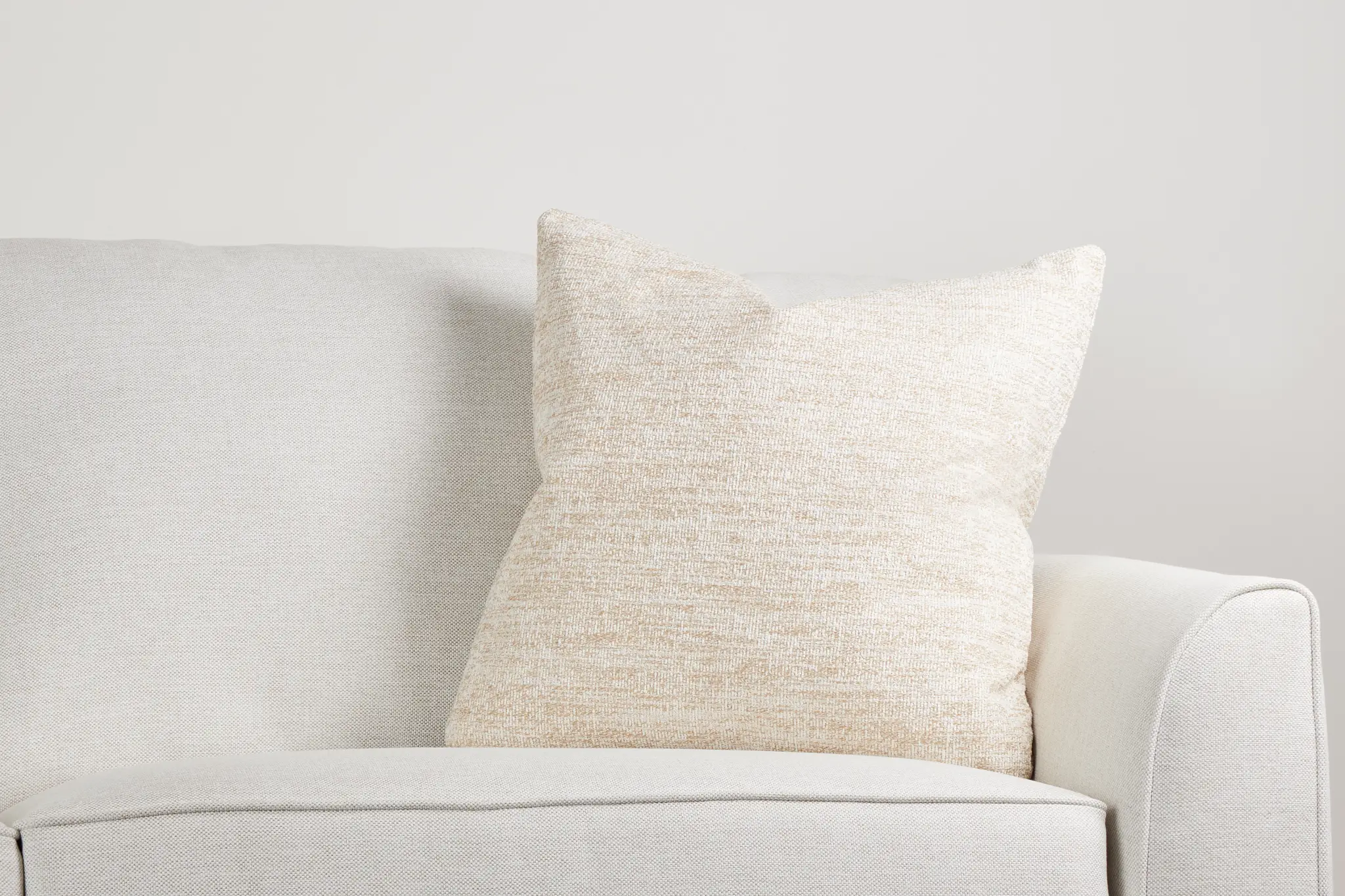 Baxter Taupe 22" Accent Pillow Baxter Taupe 22" Accent Pillow
