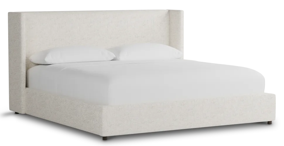 Captiva Natural Beauty Beige 48" Upholstered Shelter Bed