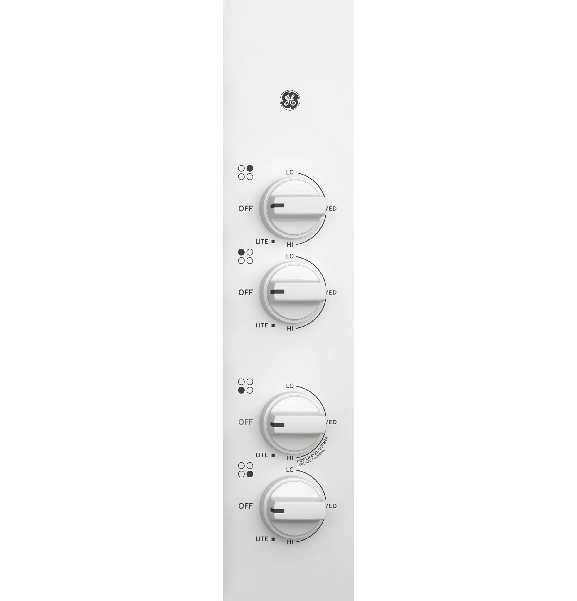 Ge 3030 Series White 30" Gas Cook Top