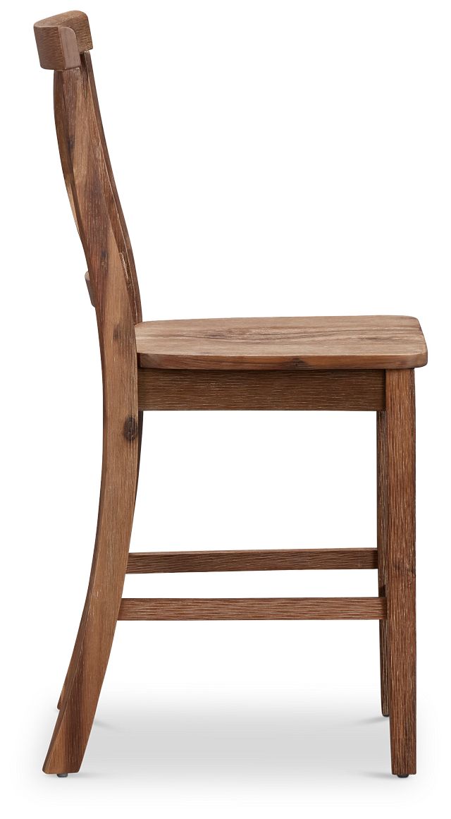 Woodstock Light Tone 24" Wood Barstool