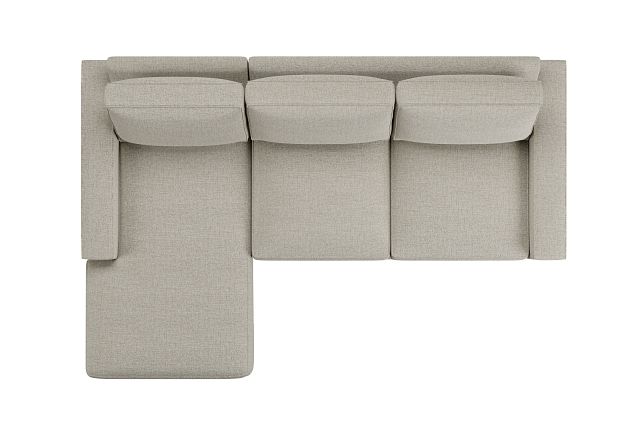 Edgewater Victory Taupe Left Chaise Sectional