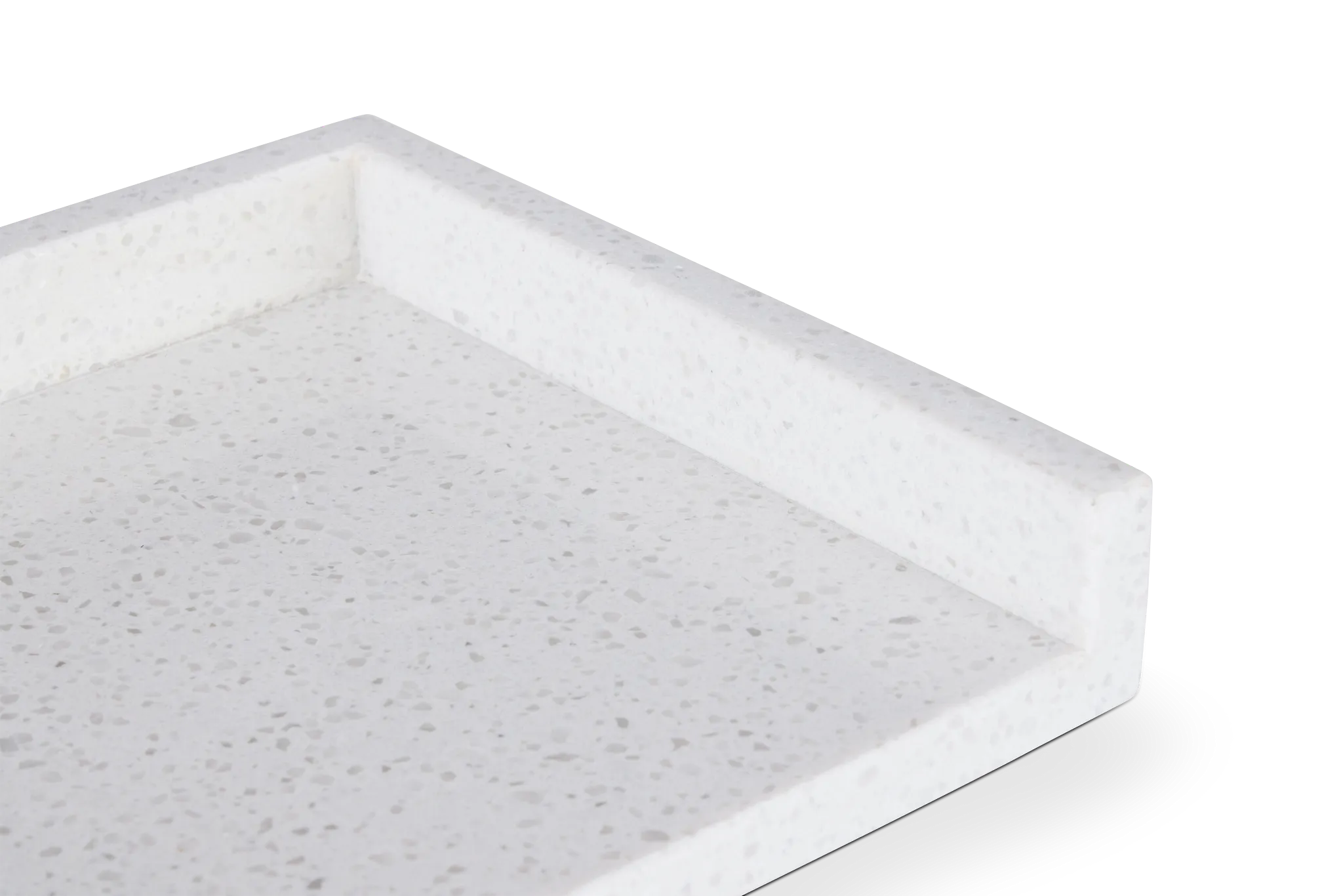 Ludo White Marble Tray