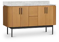 Nomad Light Tone 60" Double Bathroom Vanity