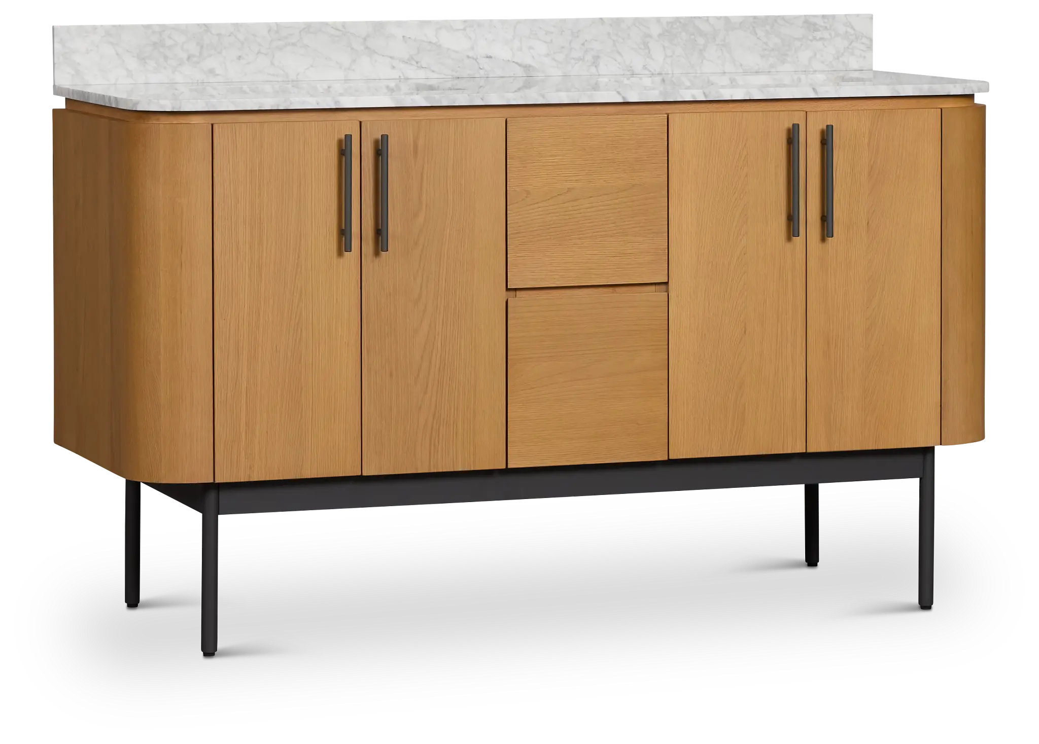 Nomad Light Tone 60" Double Bathroom Vanity Nomad Light Tone 60" Double Bathroom Vanity