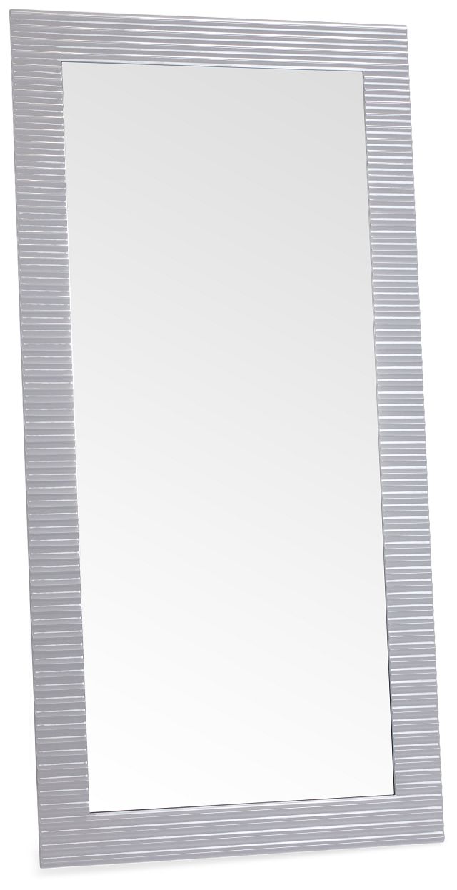 Surge Gray Floor Mirror