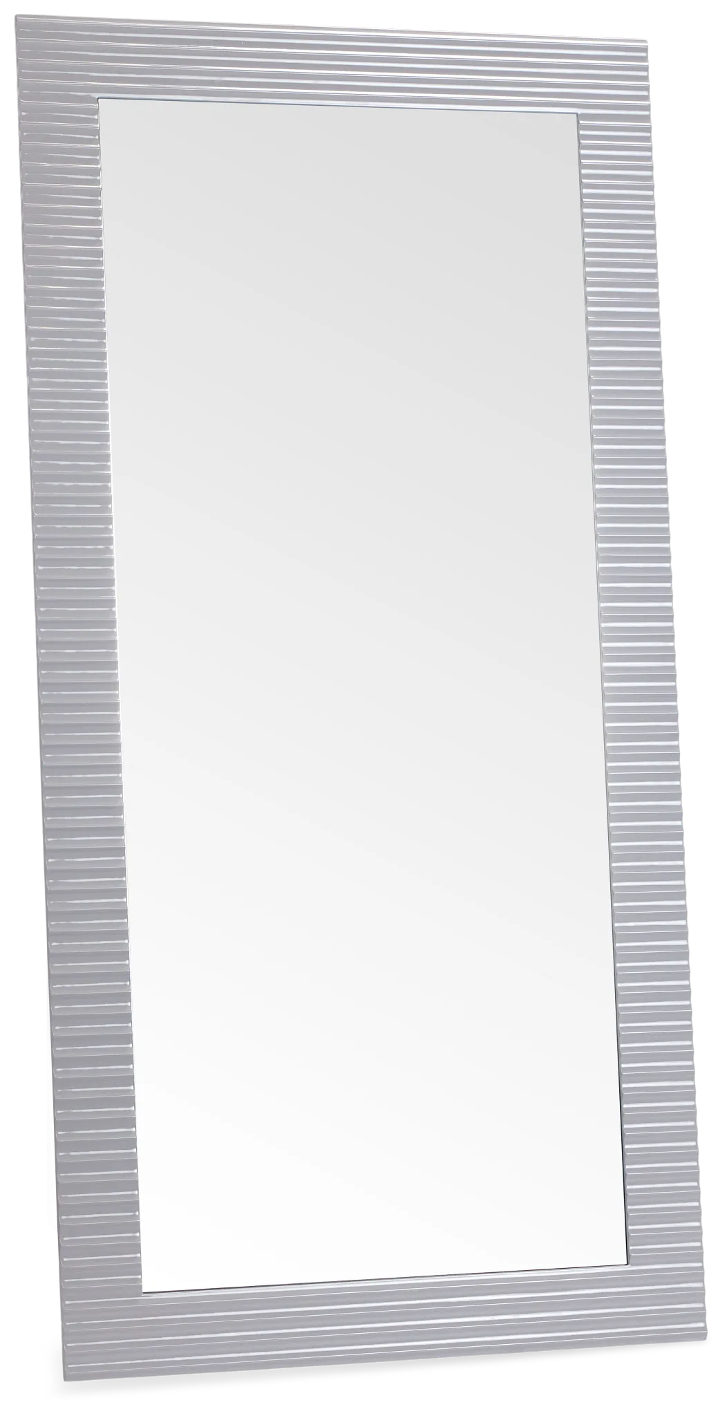 Surge Gray Floor Mirror