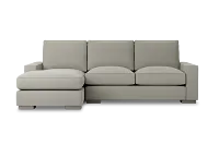 Edgewater Elite Gray Left Chaise Sectional