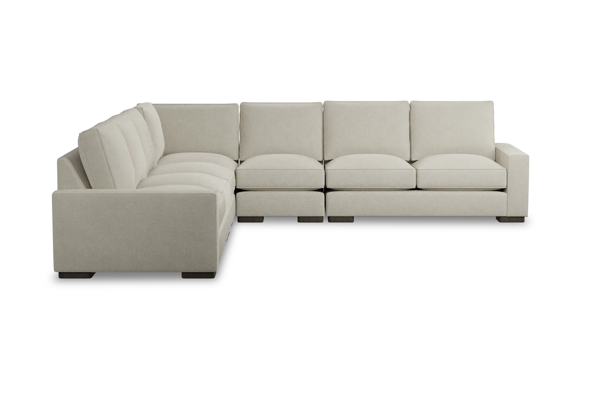 Edgewater Suave Beige Large Two-arm Sectional Edgewater Suave Beige Large Two-arm Sectional