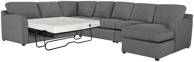 memory foam sleeper sectional