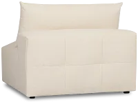 Remi Light Beige Fabric Armless Chair