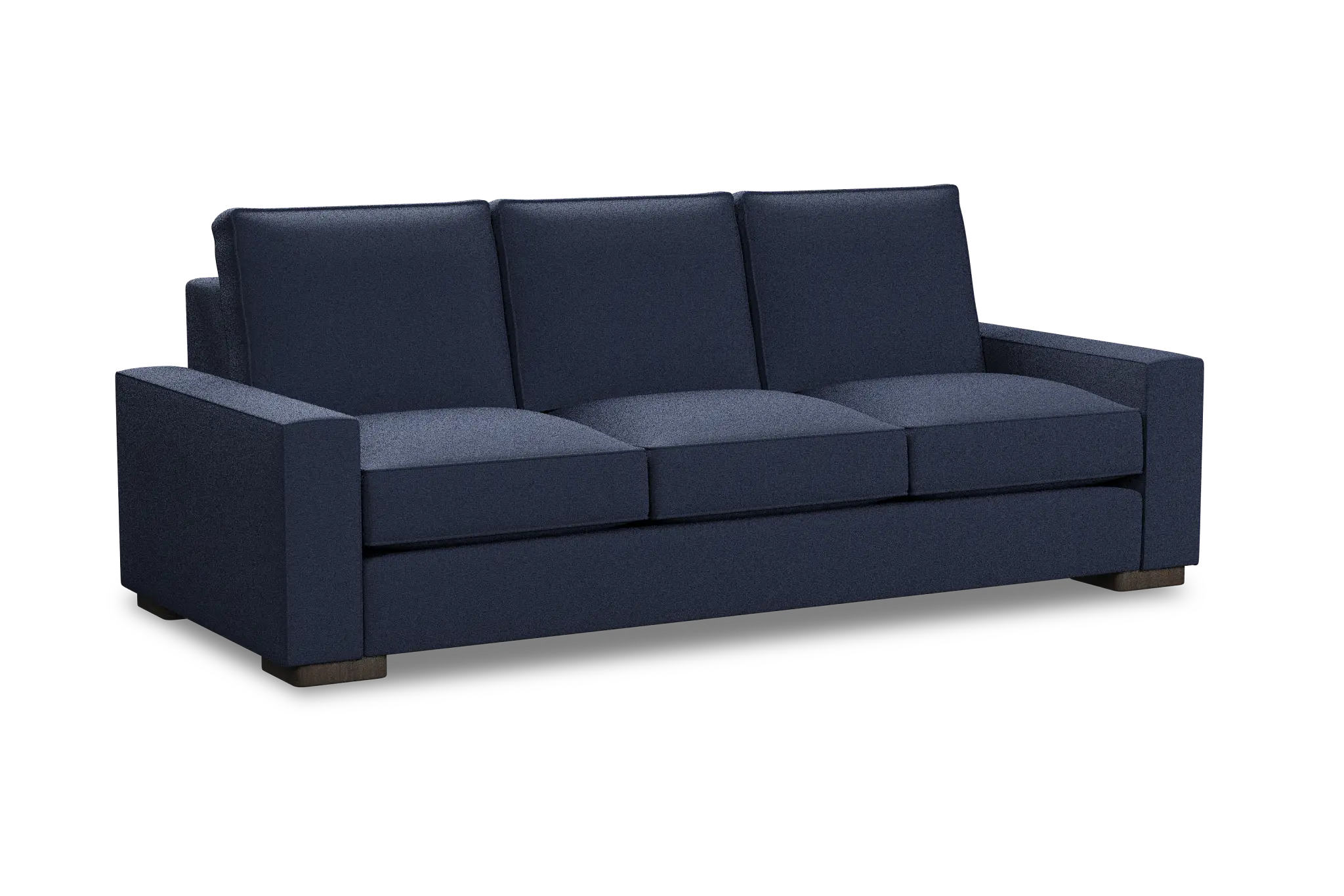 Edgewater Peyton Dark Blue 96" Sofa W/ 3 Cushions Edgewater Peyton Dark Blue 96" Sofa W/ 3 Cushions