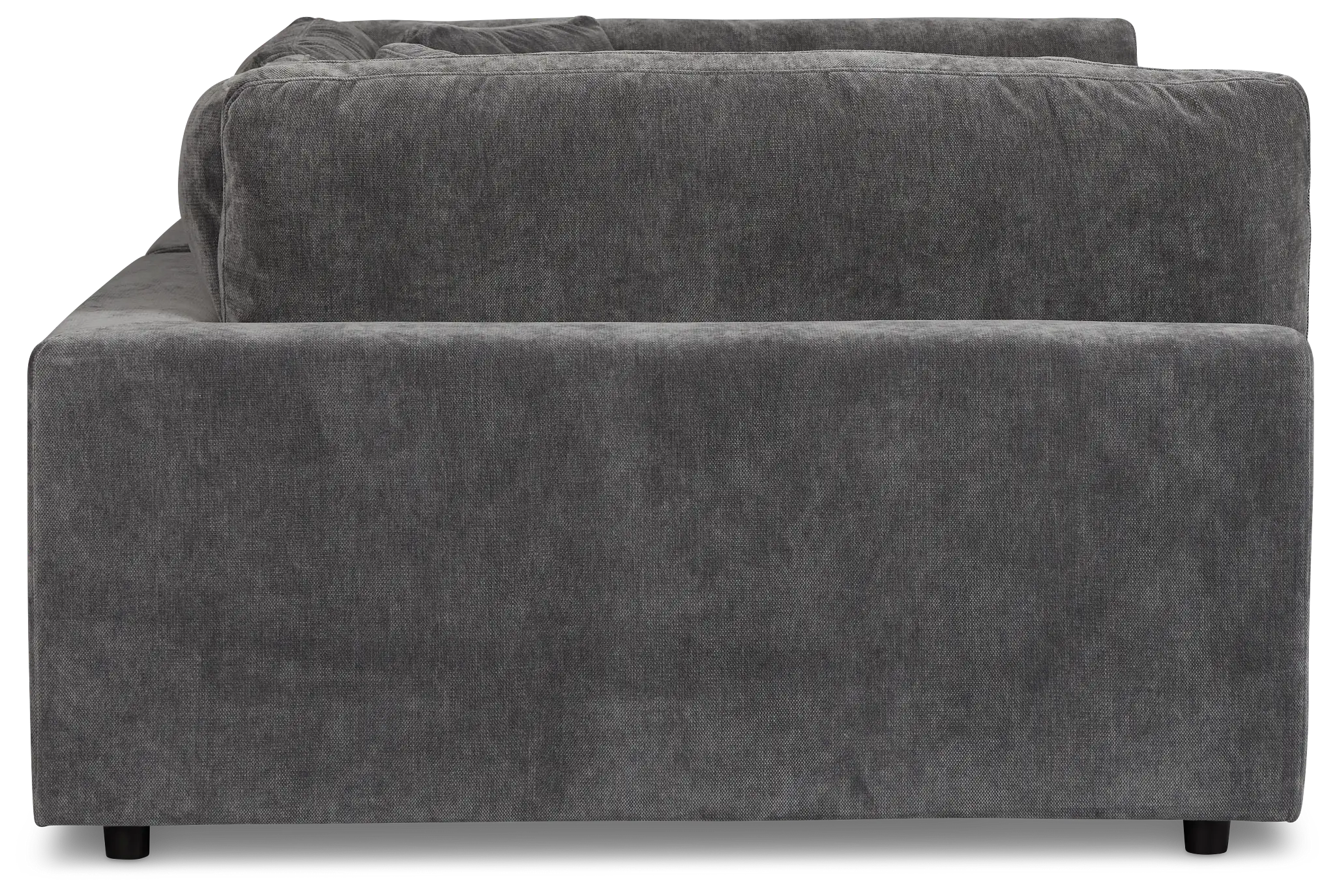Lounge Dark Gray Fabric Double Chaise Daybed Lounge Dark Gray Fabric Double Chaise Daybed