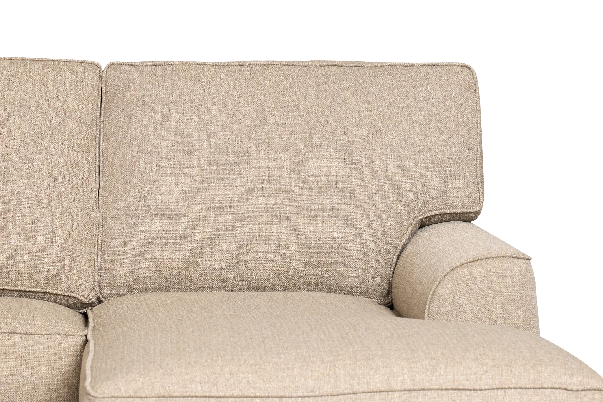 Sinclair Brown Fabric Medium Right Chaise Sectional