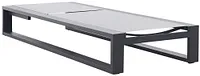 Linear Dark Gray Aluminum Chaise