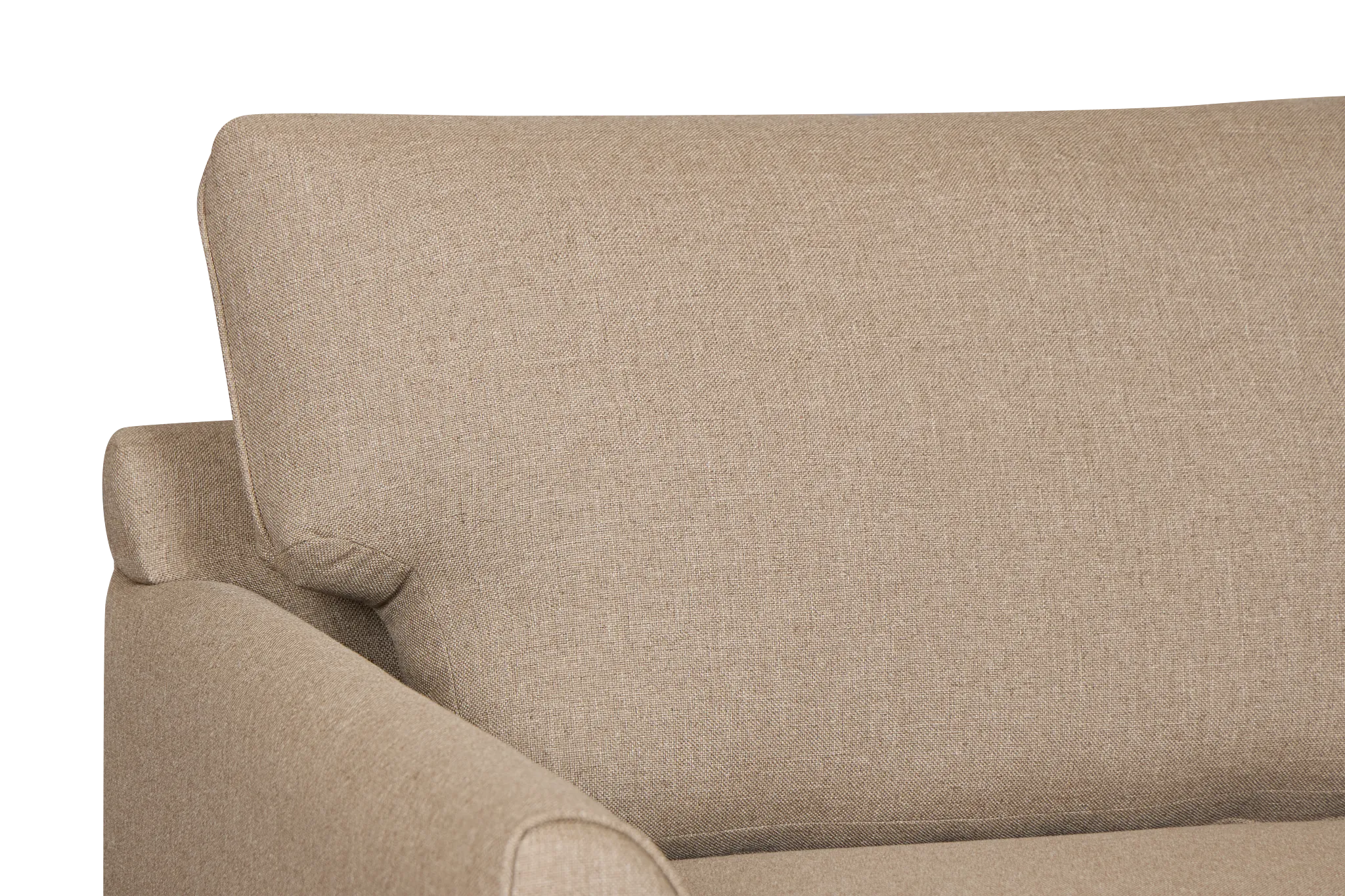Tate Brown Fabric Memory Foam Sleeper