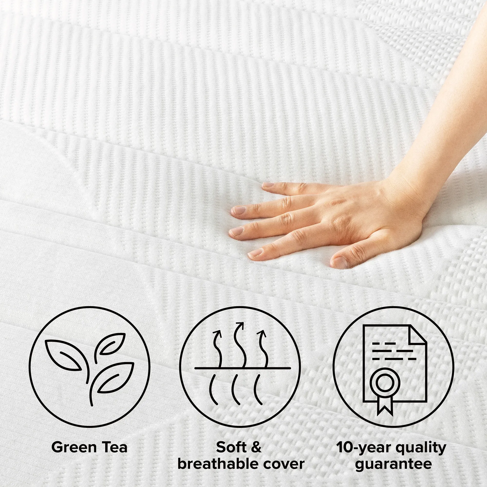 Rest & Renew By Zinus 8" Hybrid Memory Foam & Innerspring Mattress
