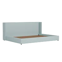 Captiva Elite Light Blue 48" Upholstered Shelter Bed