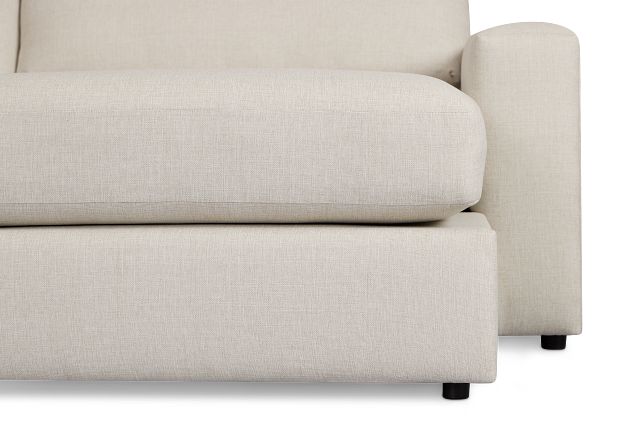 Brantley Light Beige Fabric Large Right Chaise Sectional