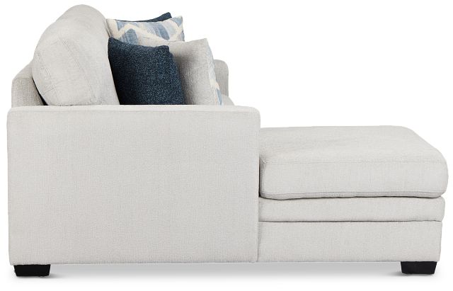 Everly Gray Fabric Left Chaise Storage Sectional