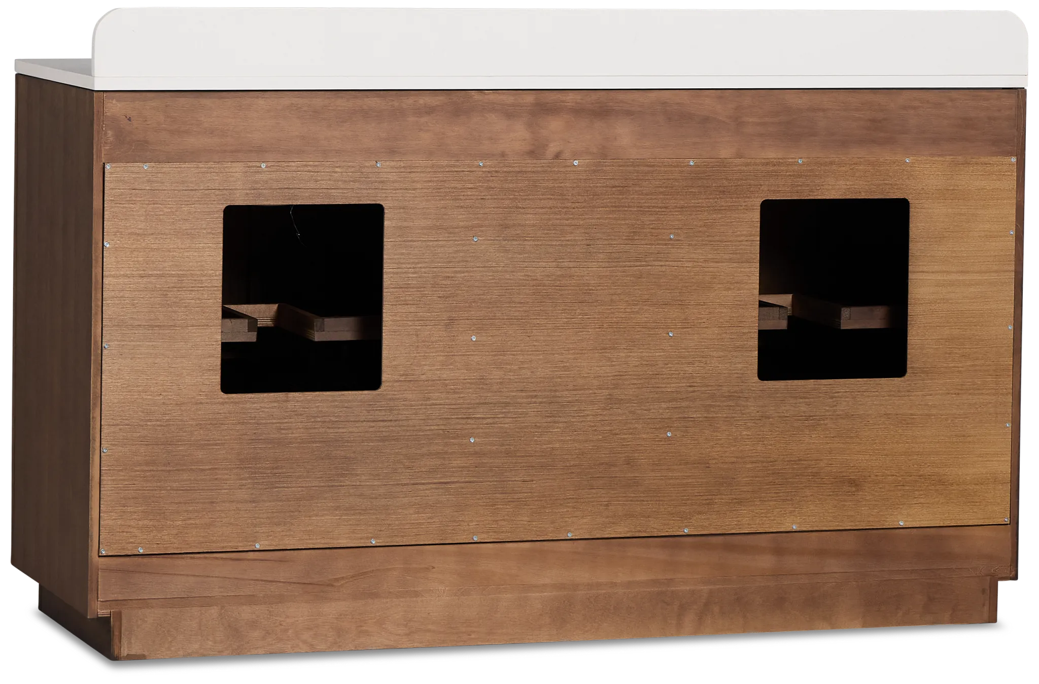 Pacific Mid Tone 60" Double Bathroom Vanity