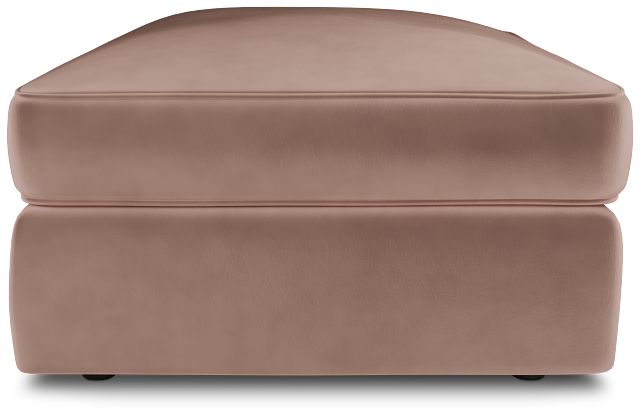 Siesta Joya Light Pink Fabric Ottoman