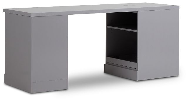 Newport Gray Peninsula Desk