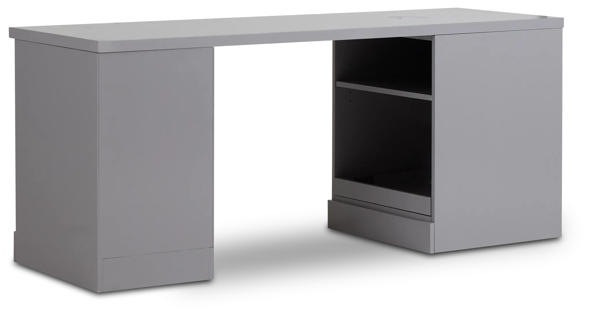 Newport Gray Peninsula Desk