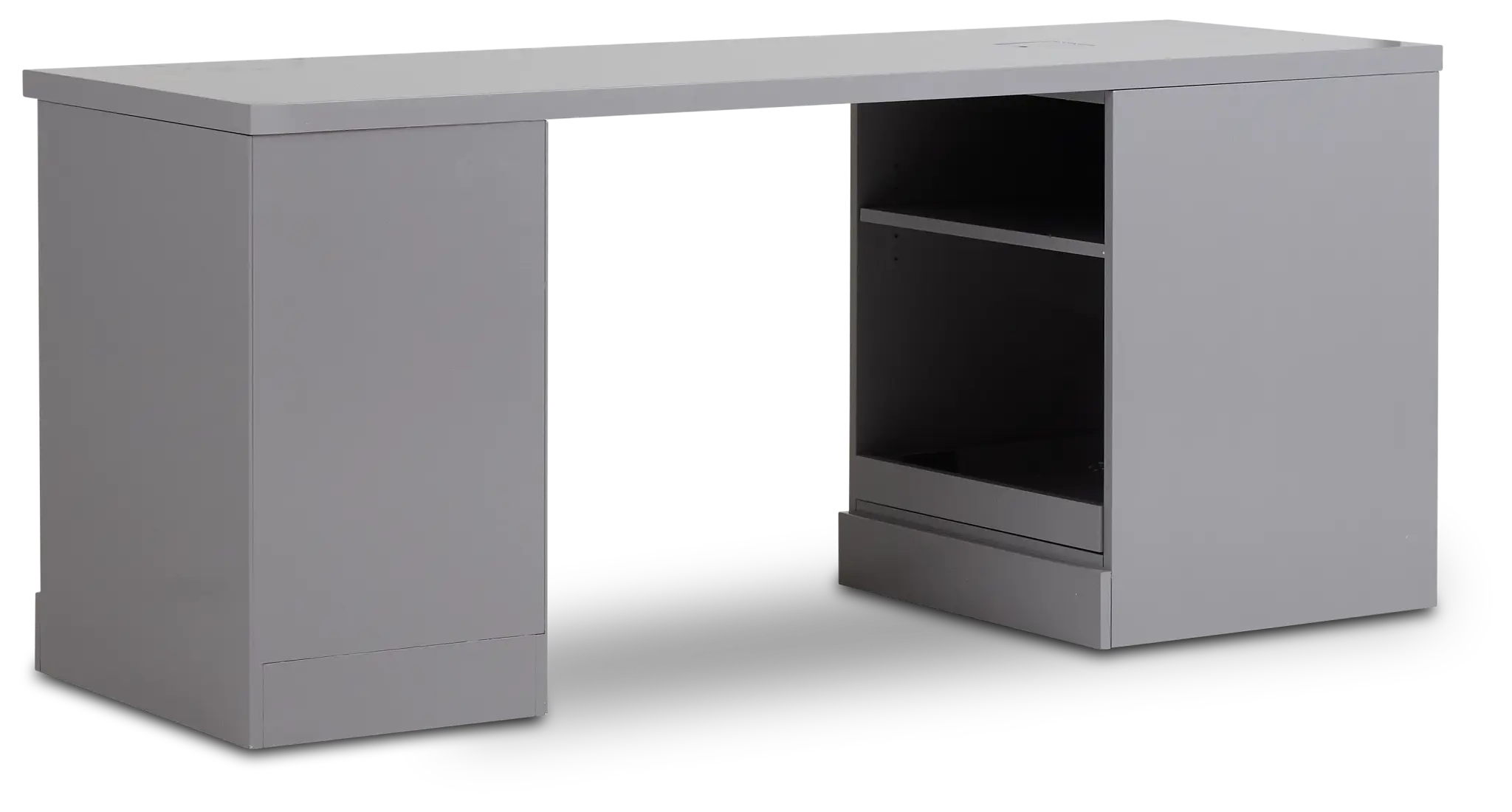 Newport Gray Peninsula Desk Newport Gray Peninsula Desk