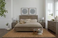 Blueridge Light Tone Panel Bed