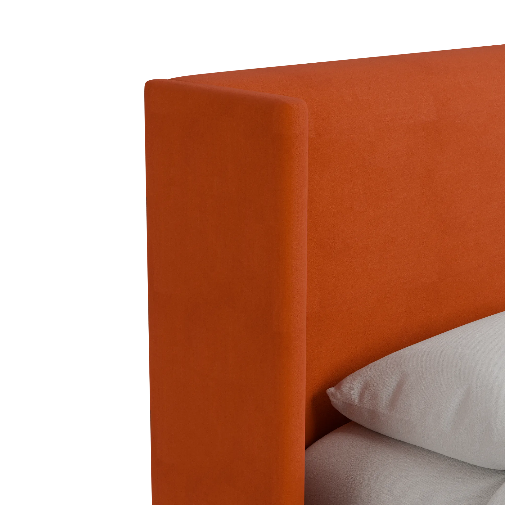 Captiva Joya Orange 48" Upholstered Shelter Bed