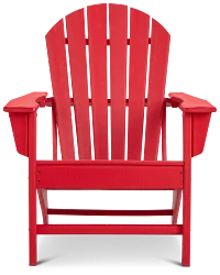 Cancun Red Adirondack Chair