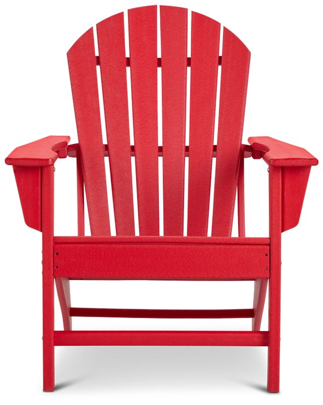 Cancun Red Adirondack Chair
