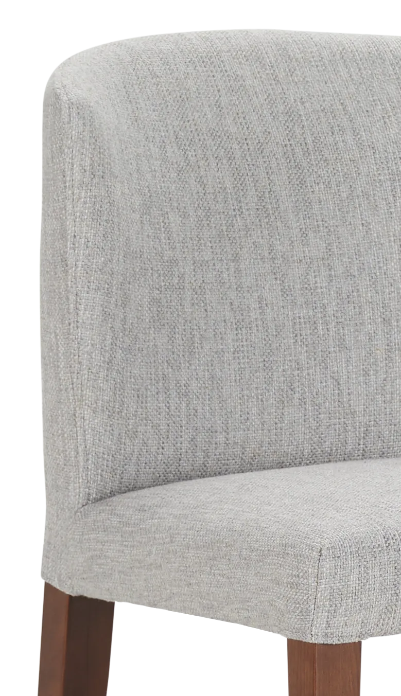 Bentley Light Gray 24" Upholstered Barstool