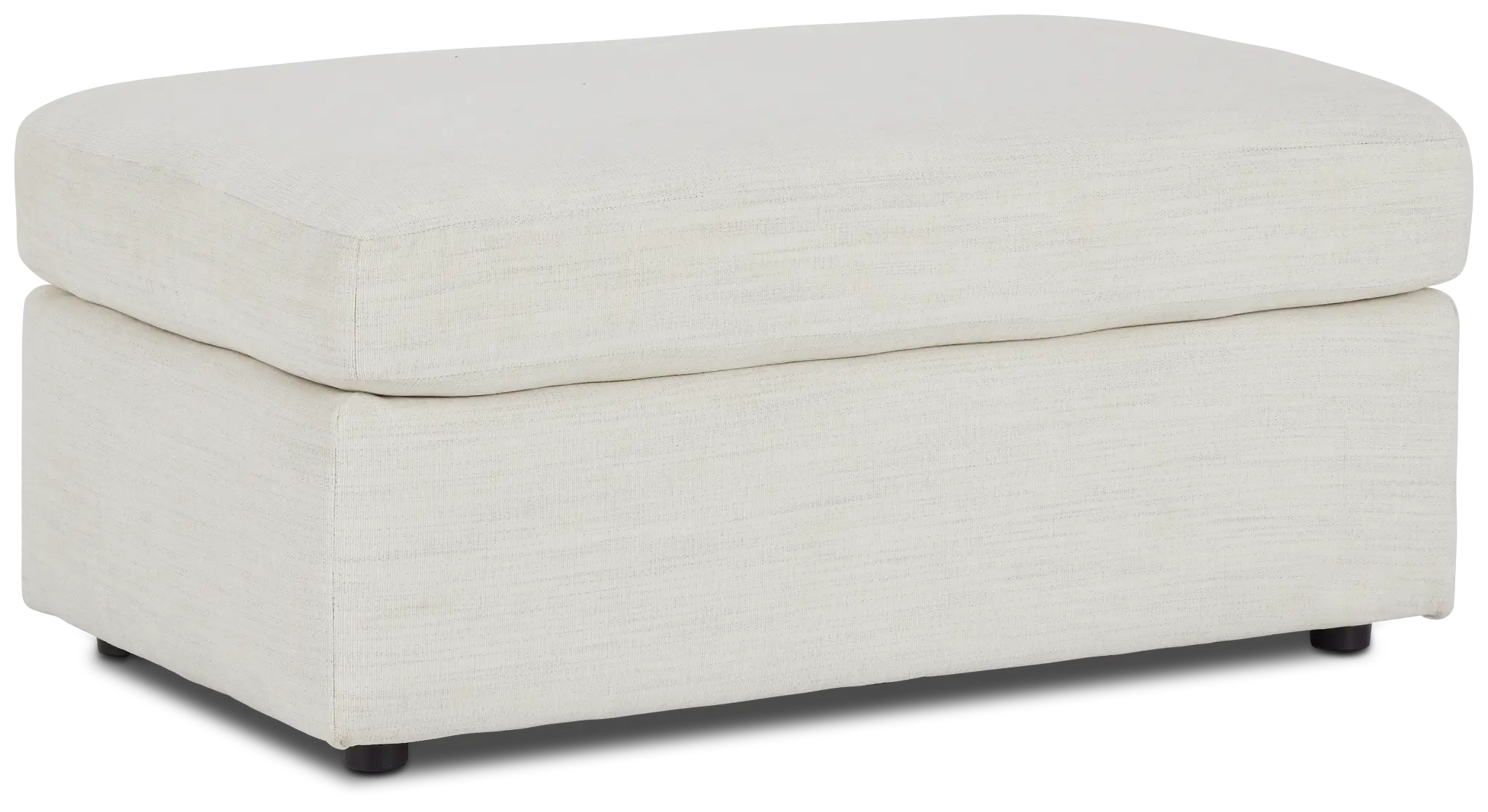 Noah Ivory Fabric Ottoman Noah Ivory Fabric Ottoman