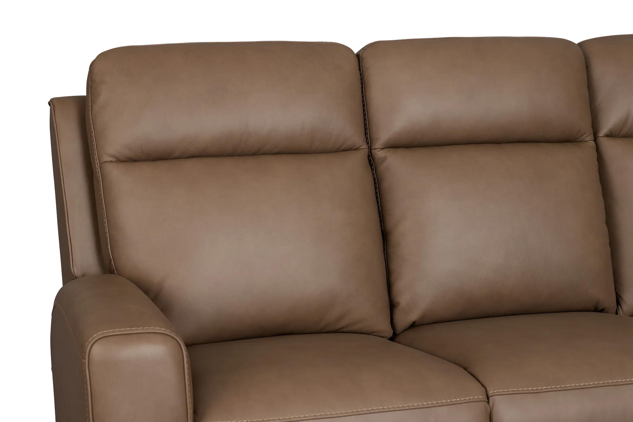 Belmont Dark Brown Lthr/vinyl Power Reclining Sofa