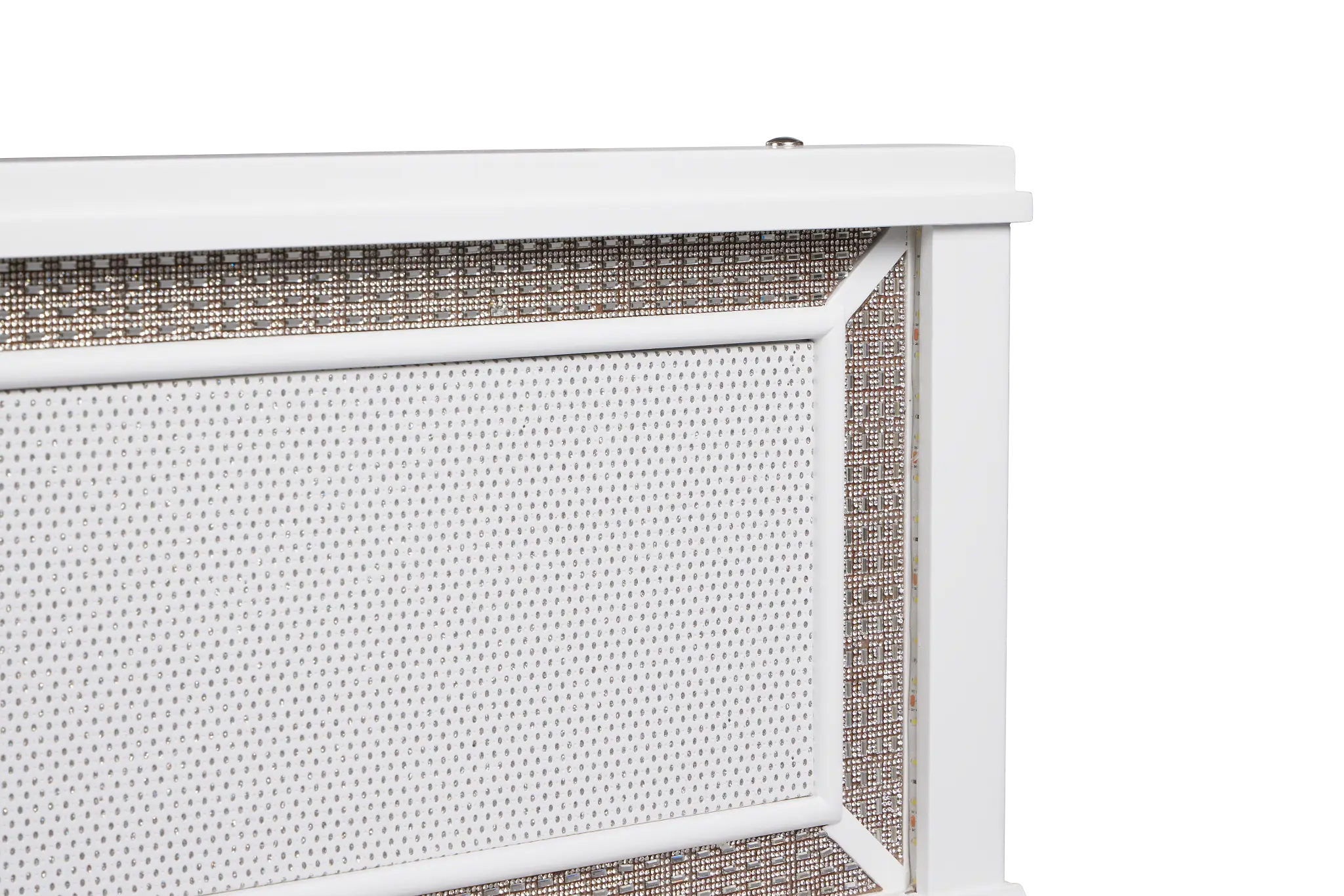 Milan White Panel Bed Milan White Panel Bed