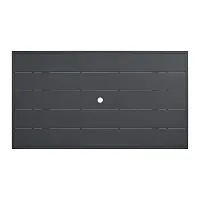 Luai Dark Gray Rectangular Table