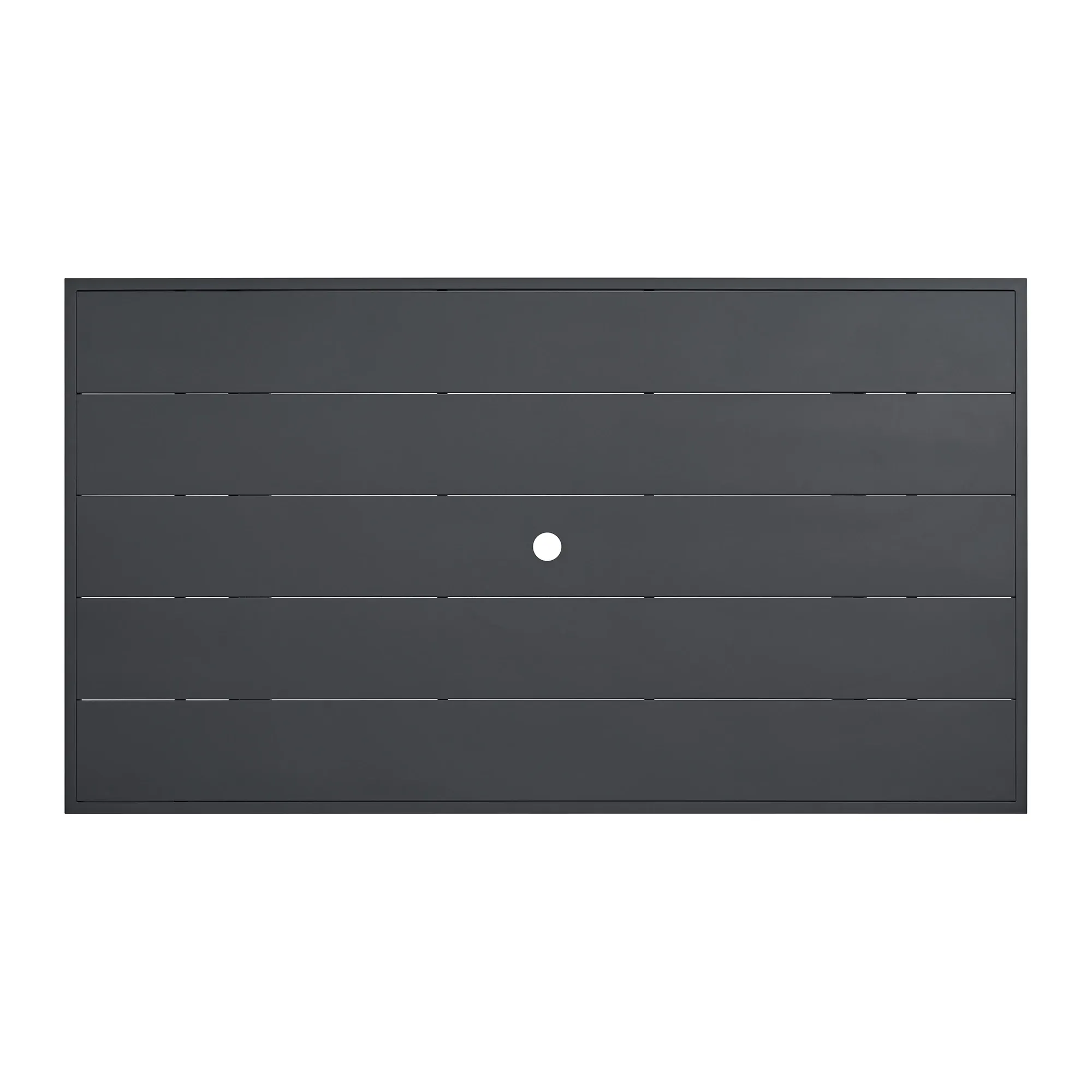 Luai Dark Gray Rectangular Table