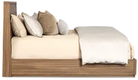Capraia Dark Tone Panel Bed
