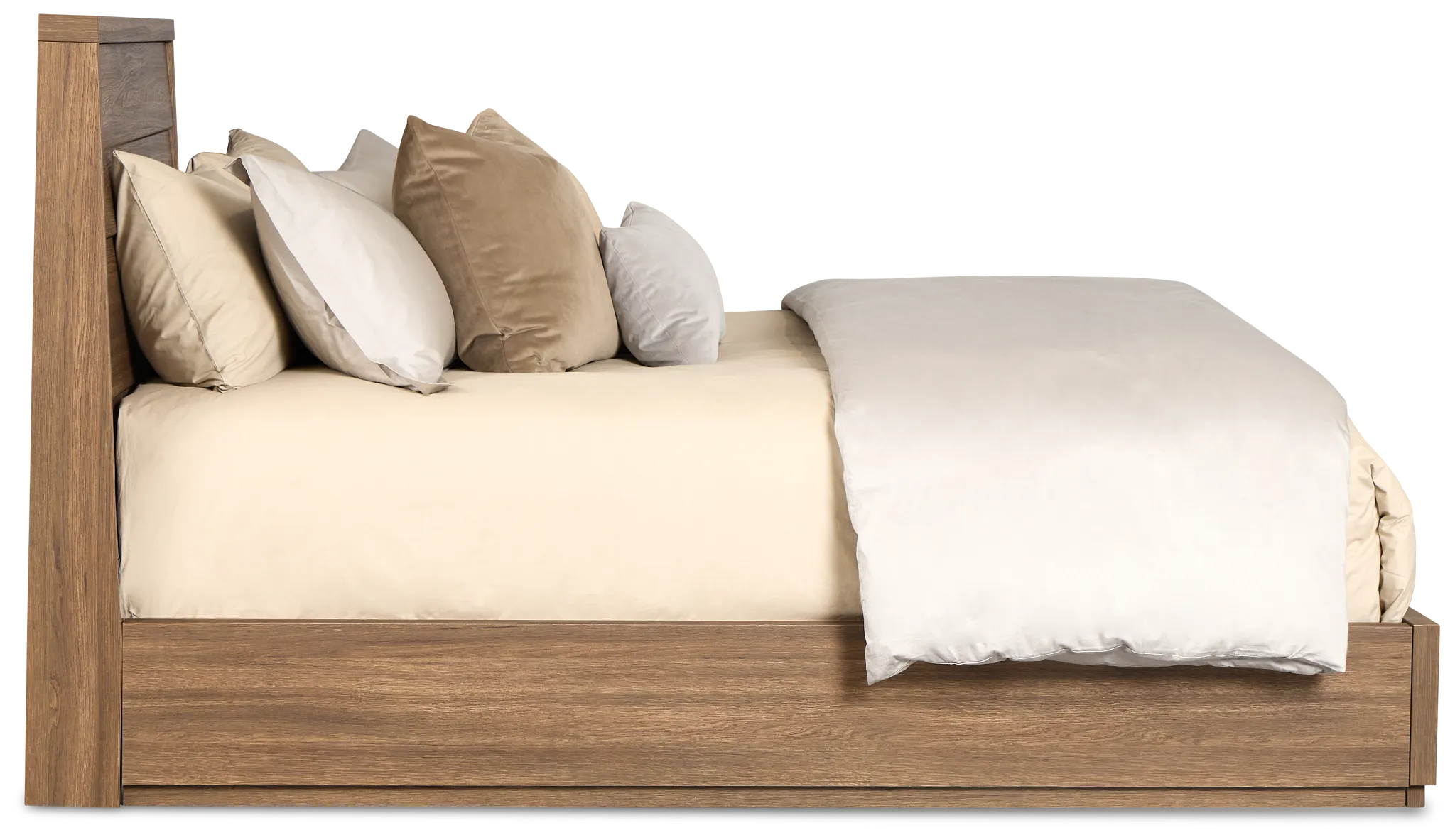 Capraia Dark Tone Panel Bed