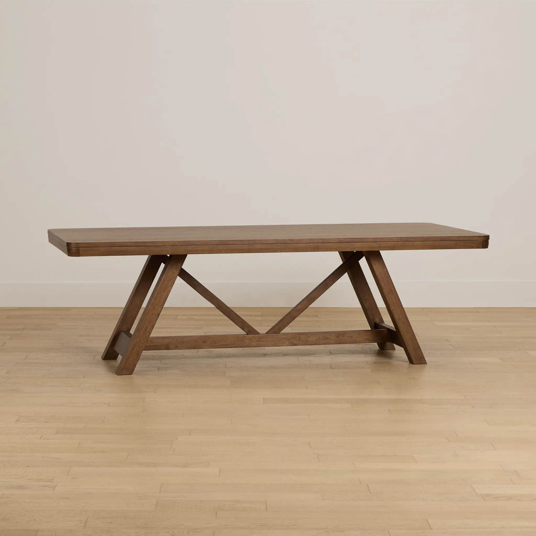 Pacific Mid Tone Trestle Table Pacific Mid Tone Trestle Table