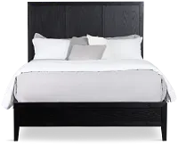 Alden Black Wood Platform Bed