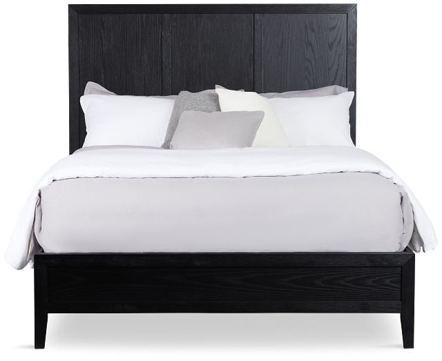 Alden Black Wood Platform Bed