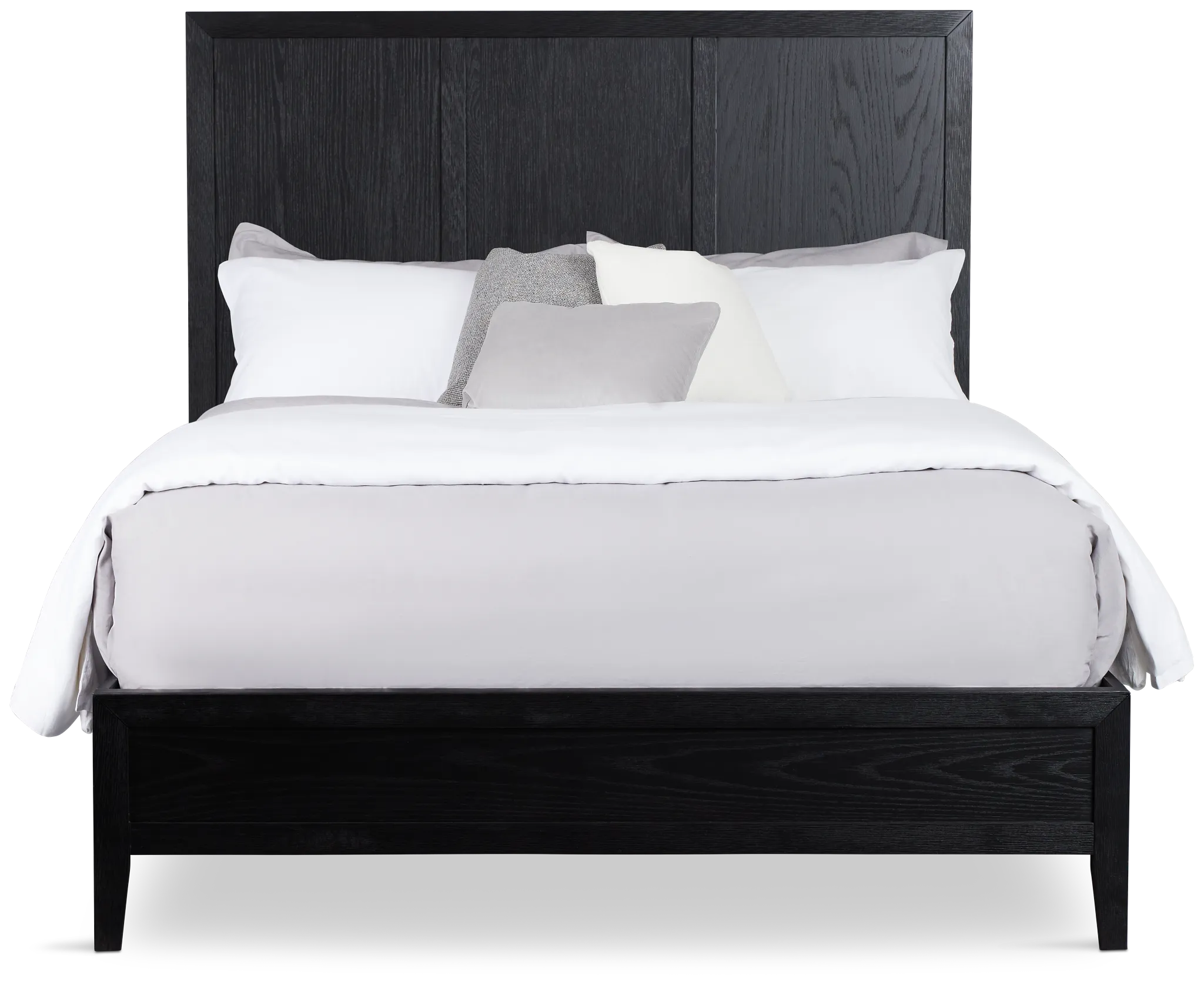 Alden Black Wood Platform Bed